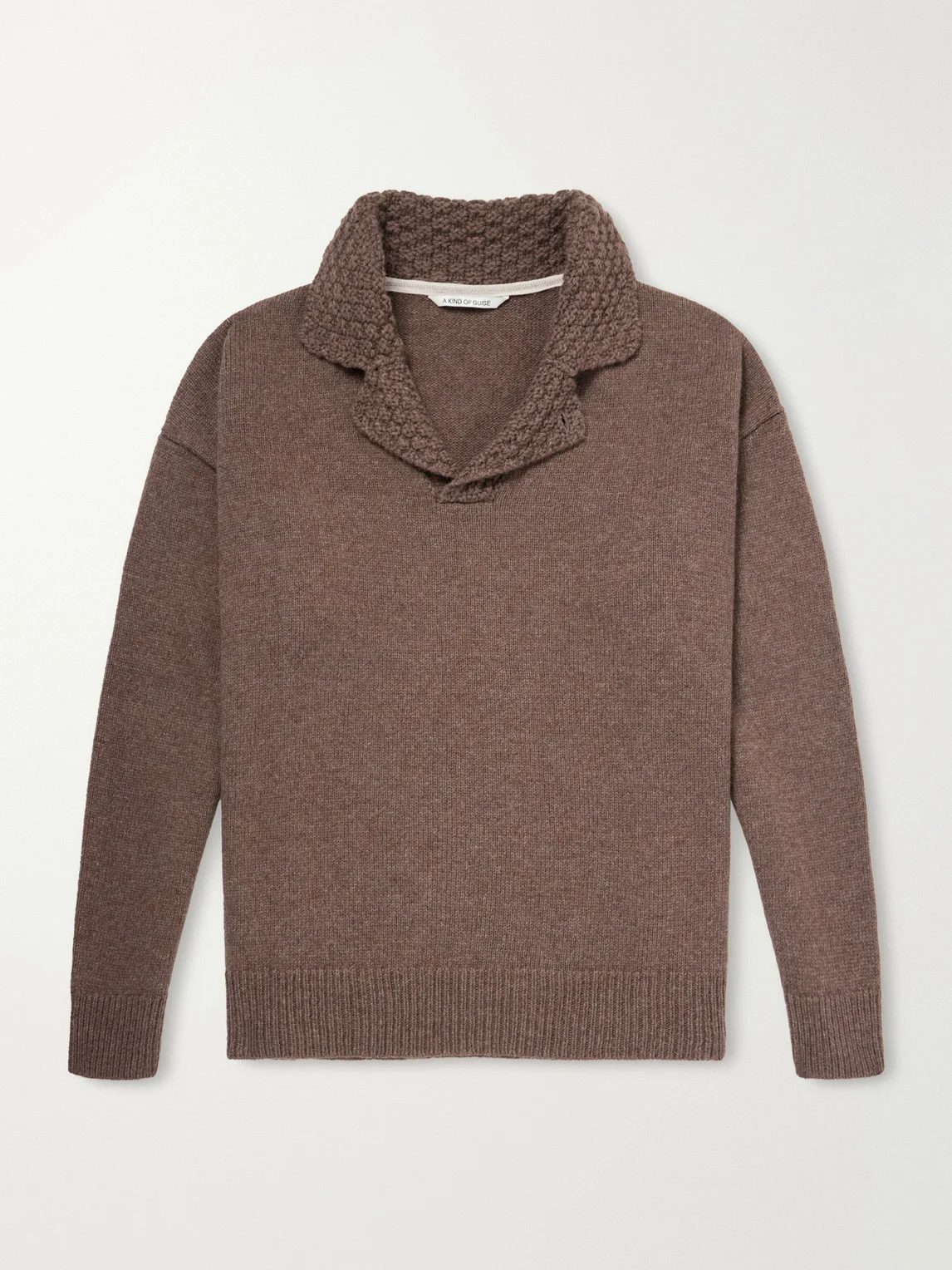Palano Alpaca and Merino Wool-Blend Polo Shirt - 1