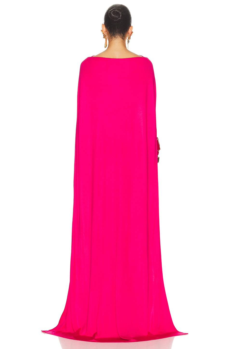 The Alva Caped Jersey Dress - 4
