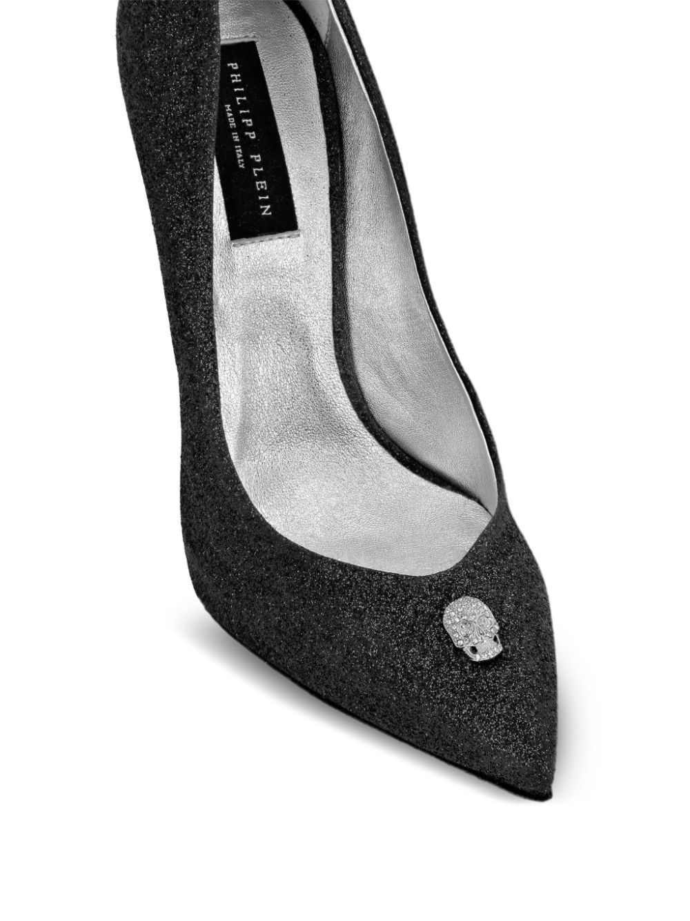 glitter-detailed stiletto pumps - 4