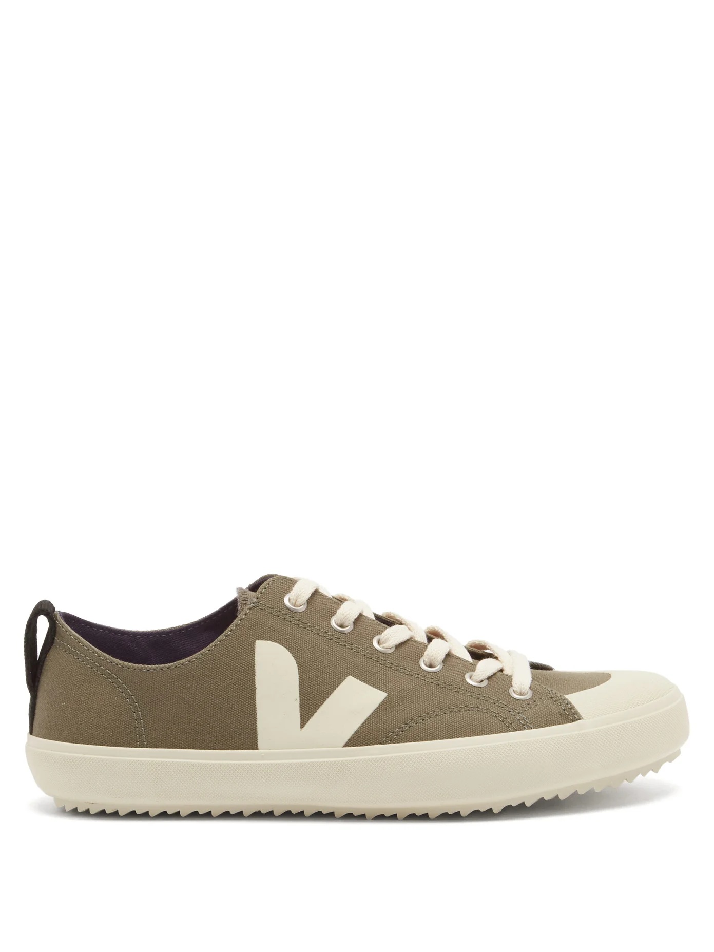 Nova V-logo canvas trainers - 1