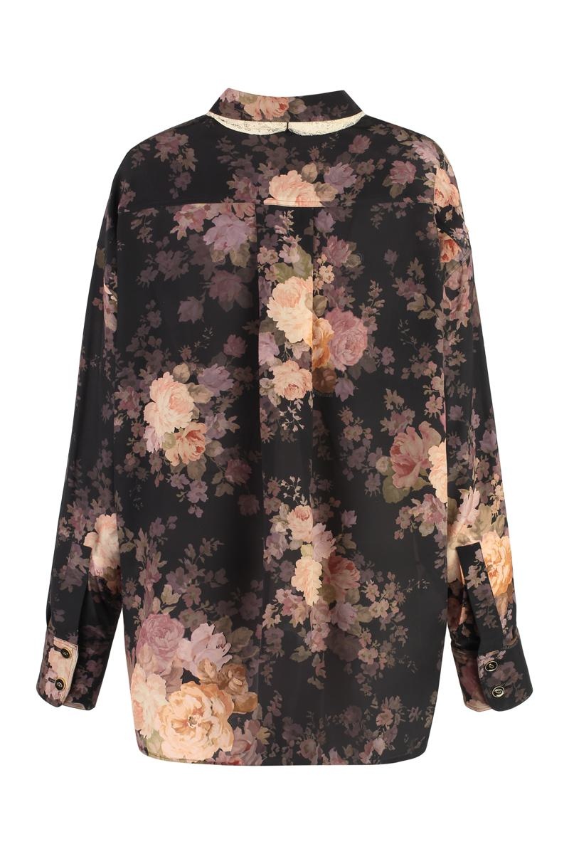 Zimmermann Illustration Printed Silk Shirt - 2