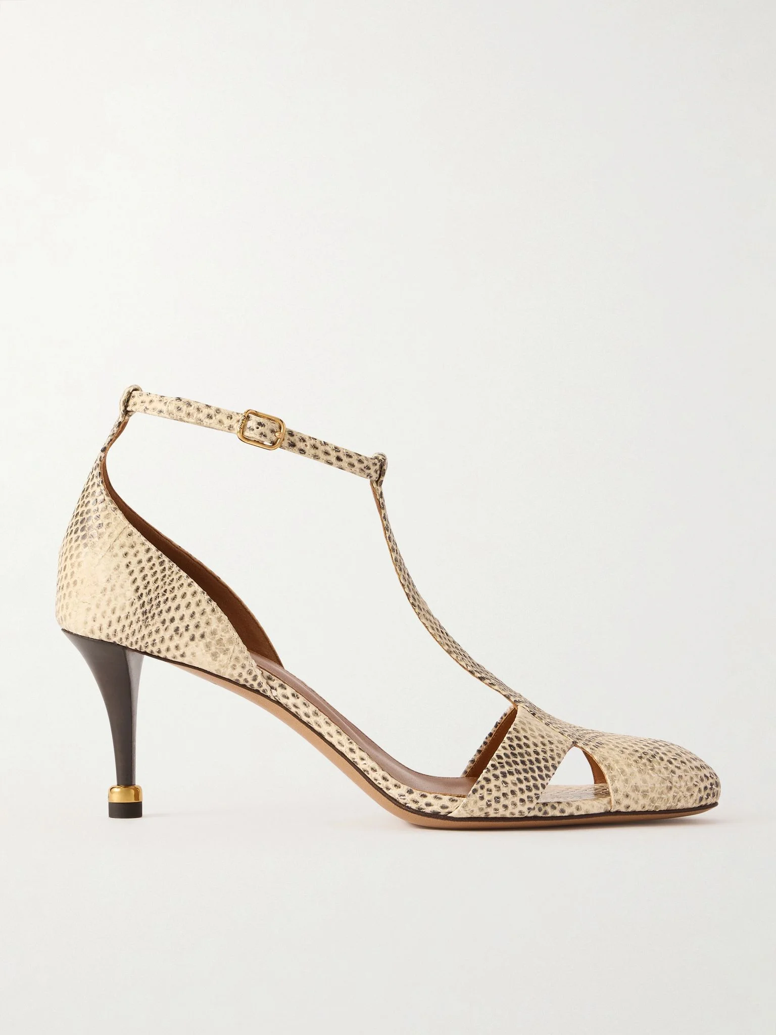 Cleia 70 snake-effect leather pumps Snake print - 1