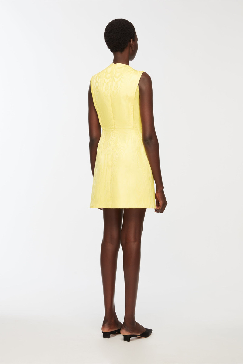 Neelam Dress In Lemon Moire Mikado 3
