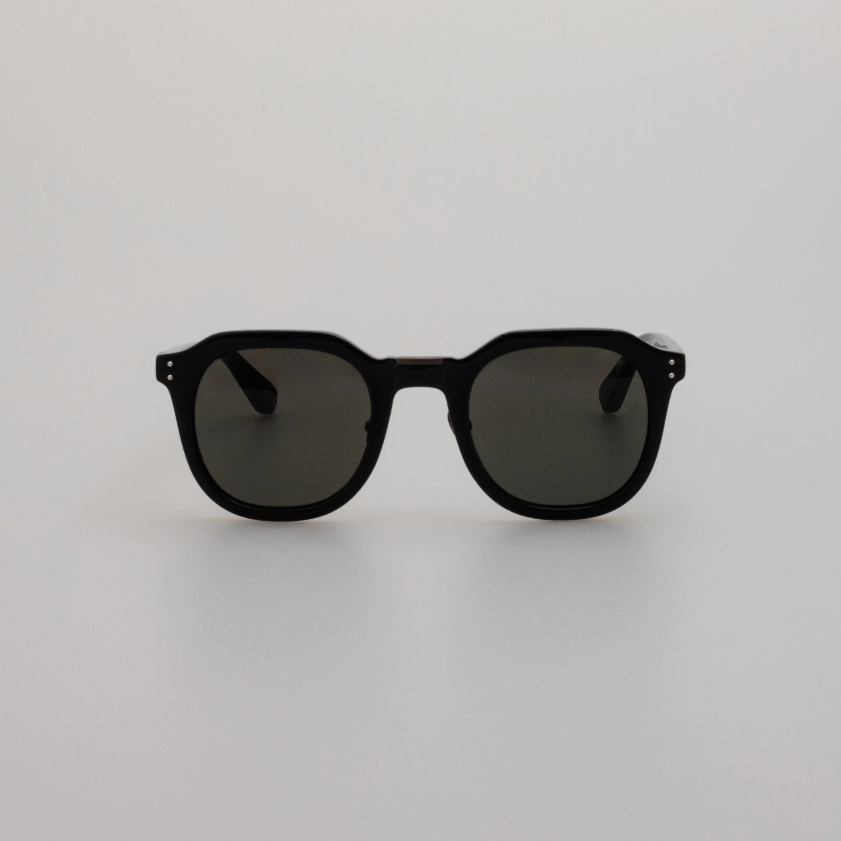 FLETCHER ANGULAR SUNGLASSES IN BLACK AND GREY - 1