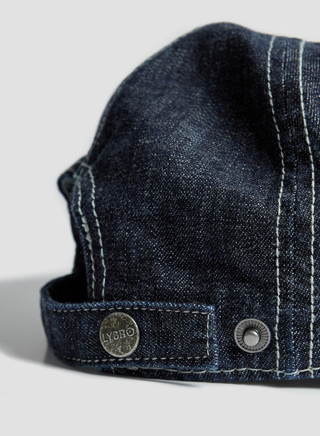 Mechanics Cap in Indigo Denim - 2
