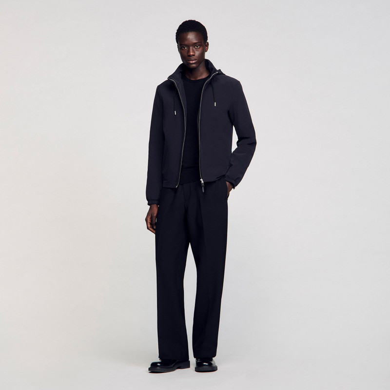 Sandro ZIP-UP HOODED JACKET outlook