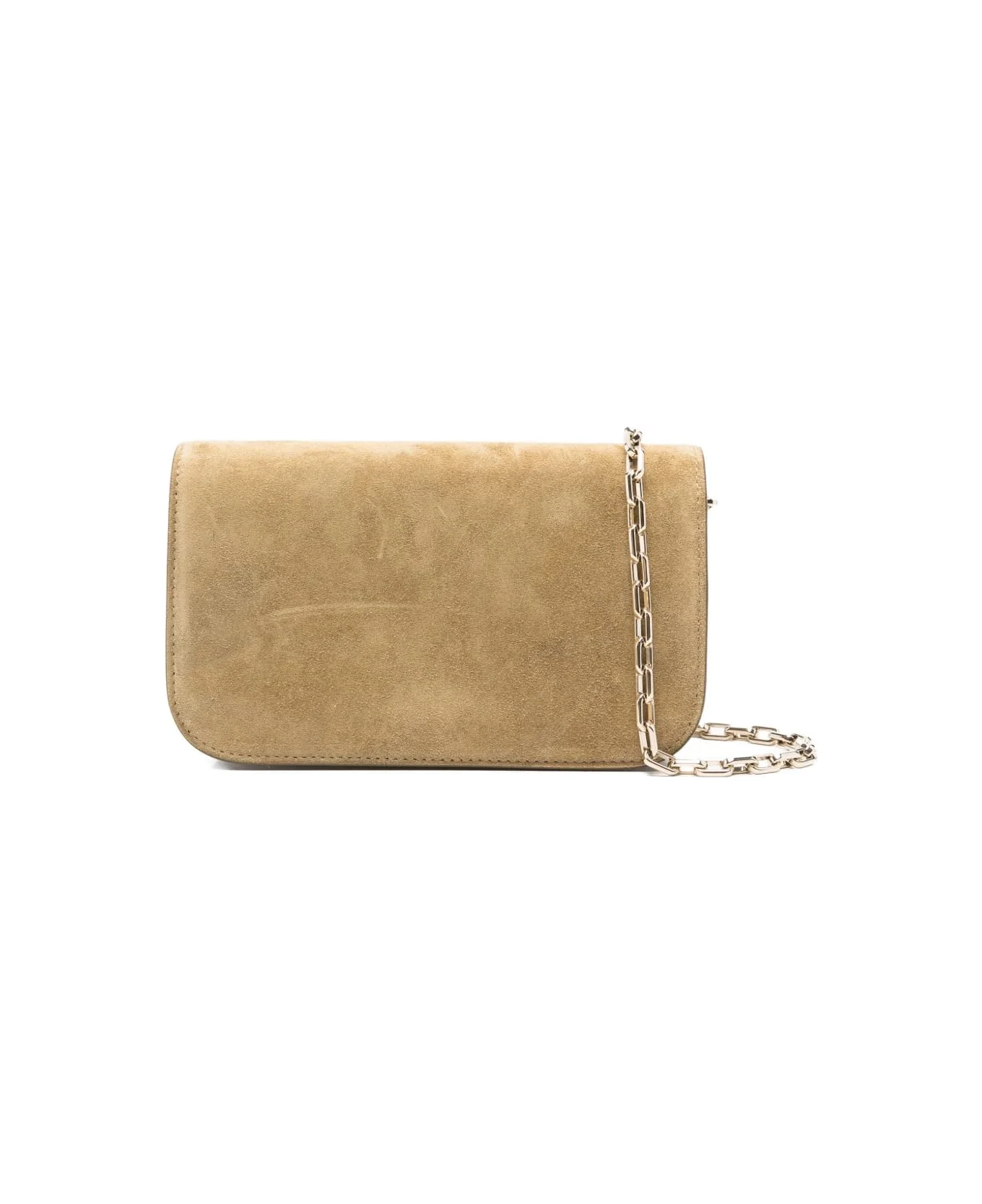 Paloma Suede Leather Clutch - 1