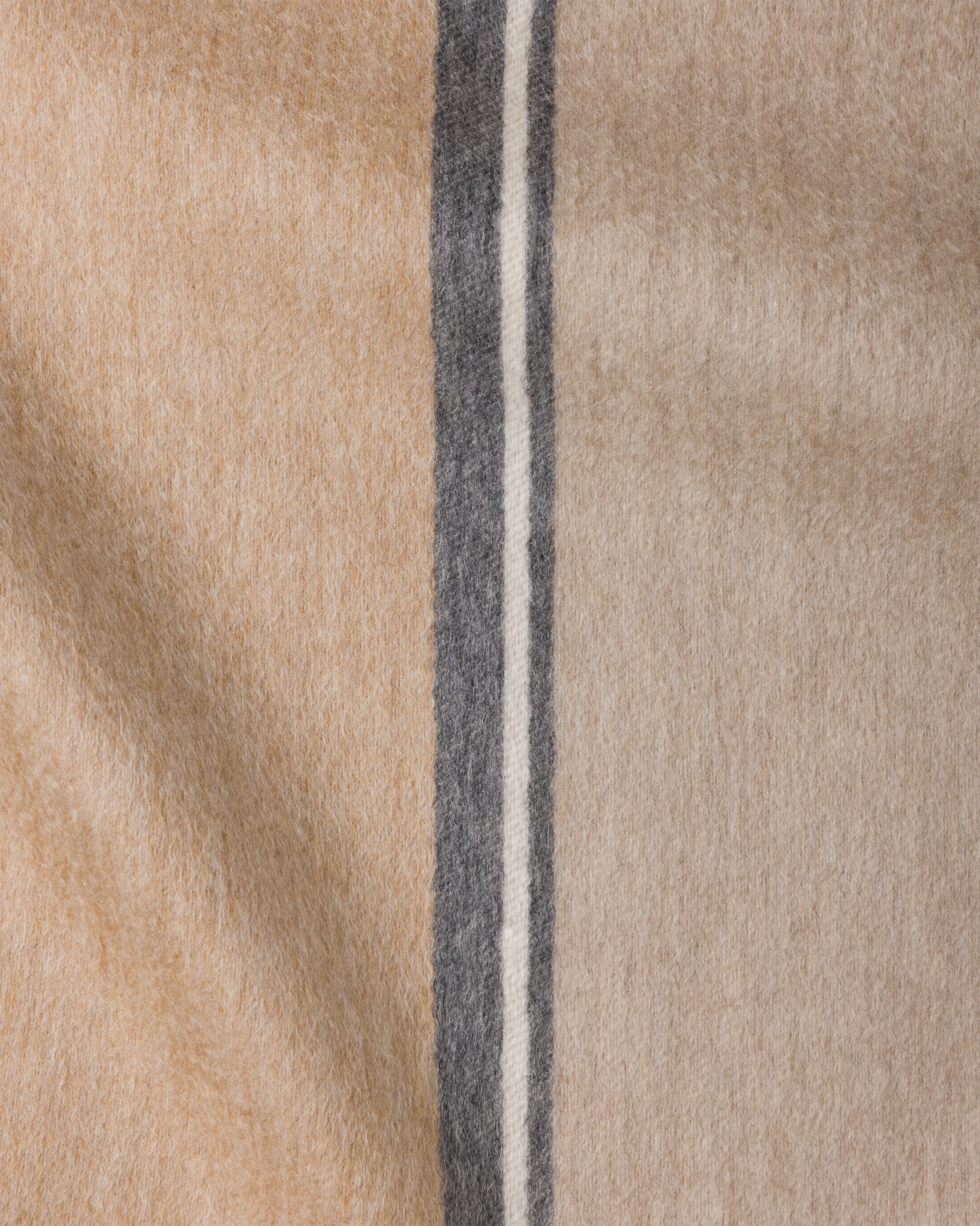 Two-tone cashmere and wool throw - 2