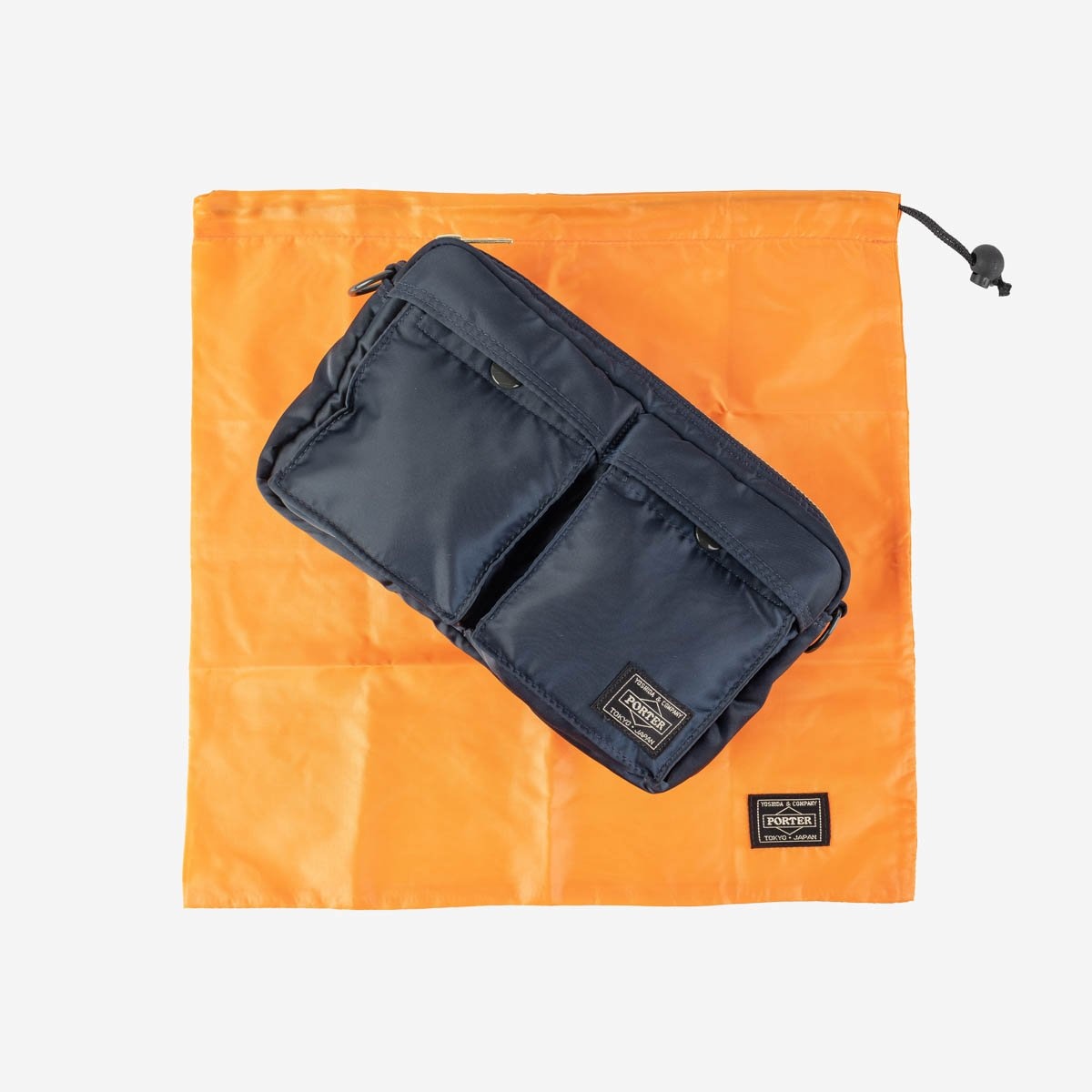 POR-SHLDR-BLU Porter - Yoshida & Co. - Tanker Shoulder Bag - Iron Blue 9