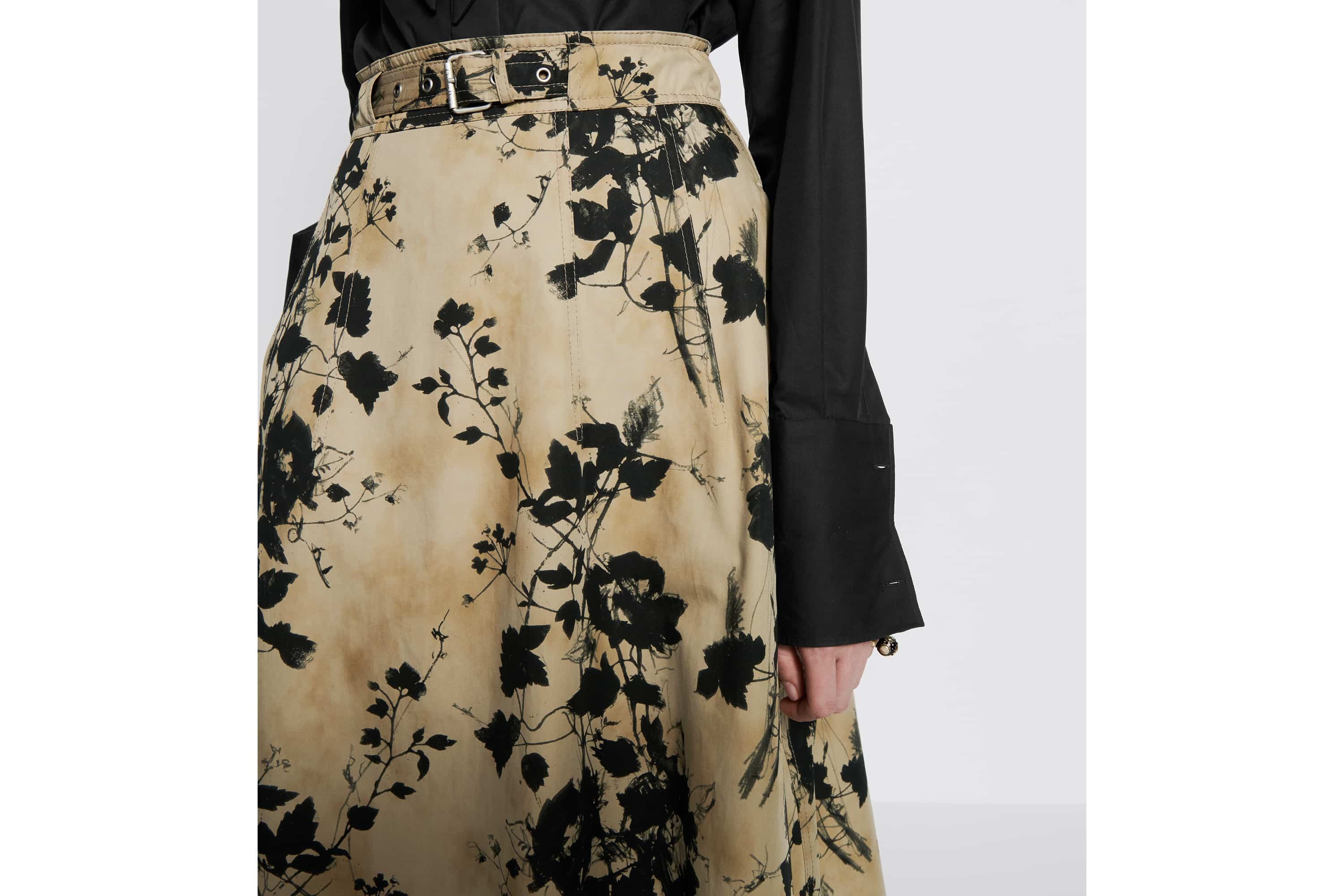 Flared Mid-Length Skirt - 5