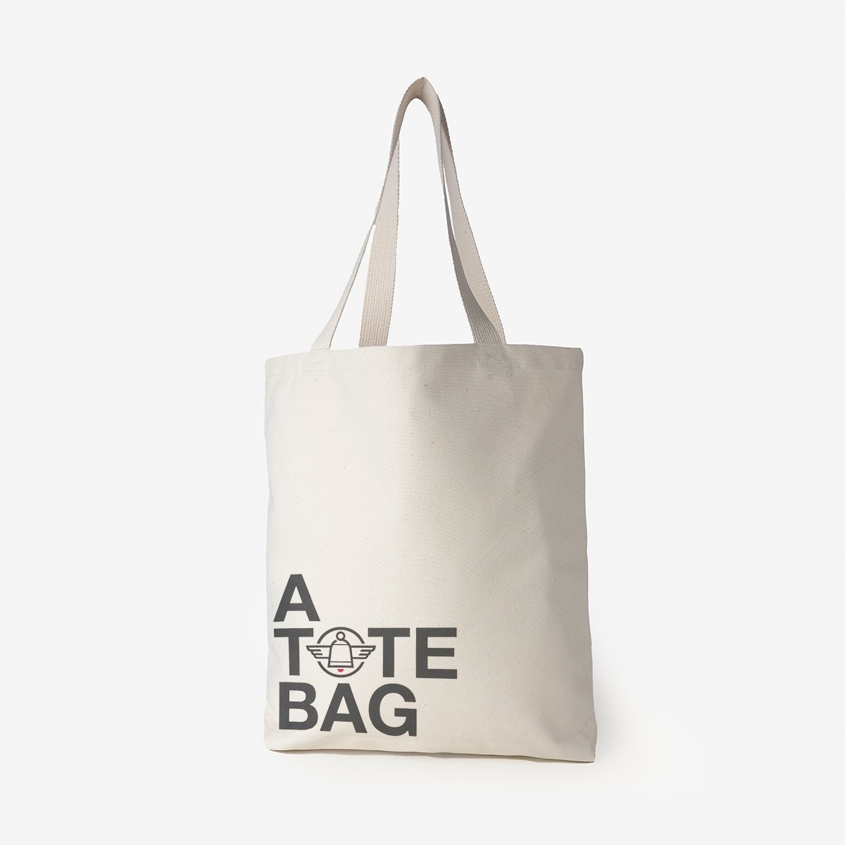 IH-TOTE-ATOTEBAG Printed Canvas Tote Bag - 'A Tote Bag' Print - 1