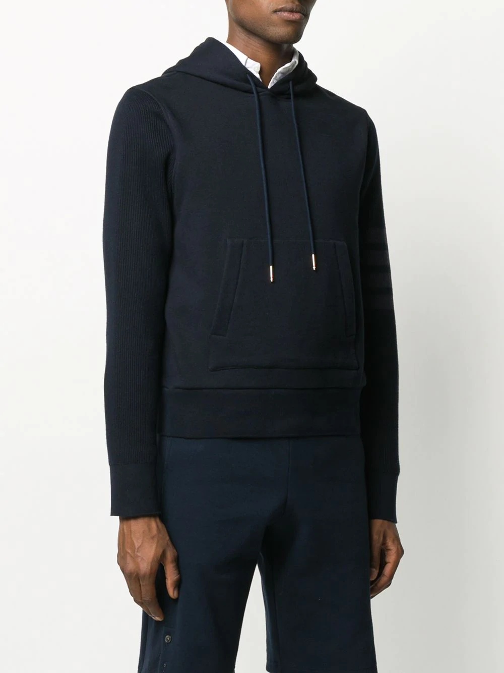 4-Bar loopback hoodie - 3