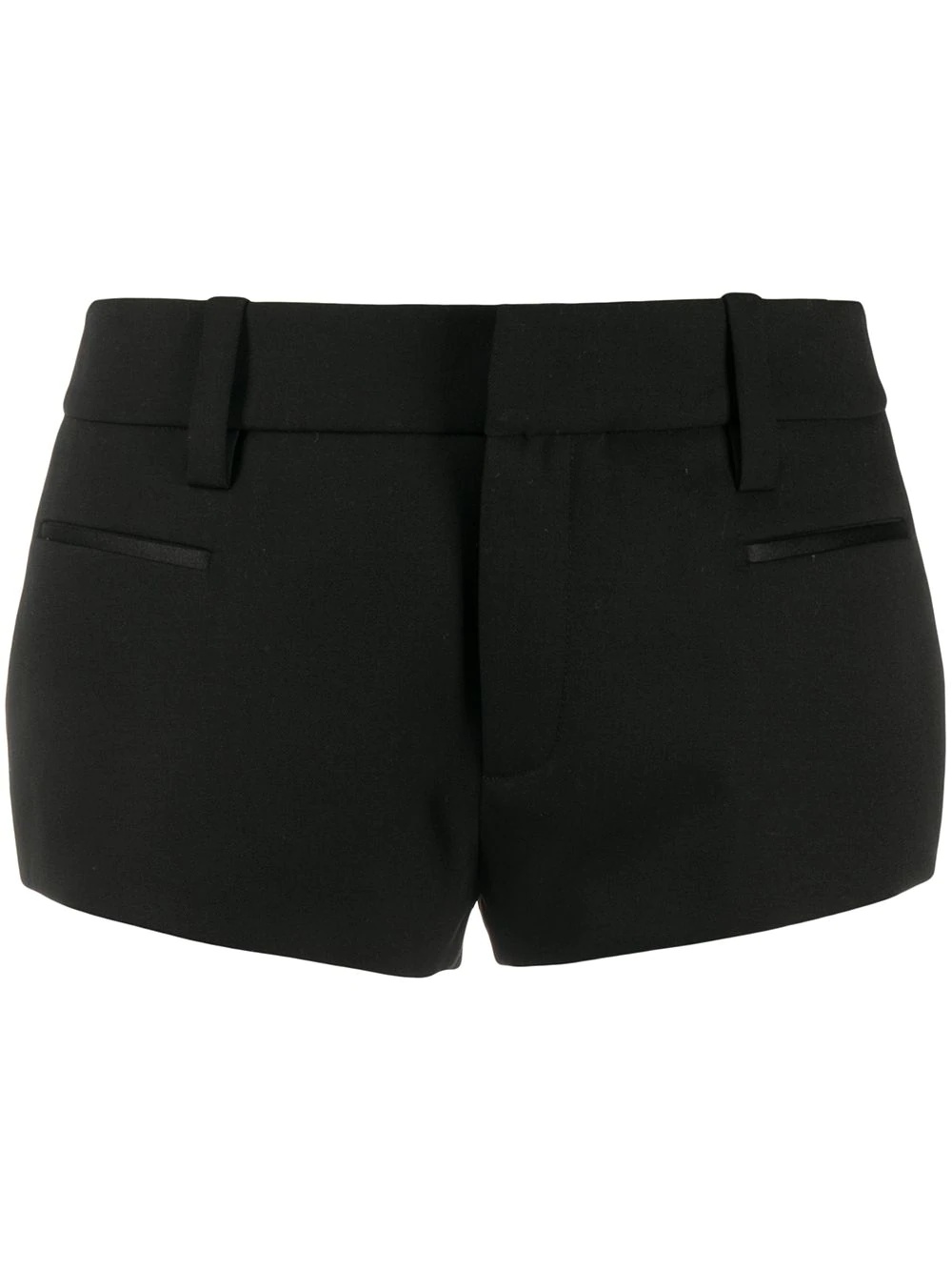 tailored tuxedo shorts - 1