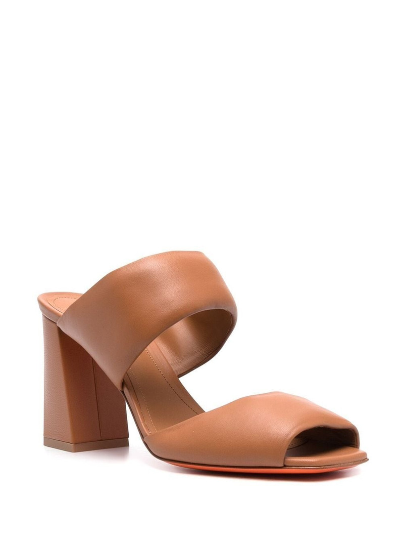 Santoni 90mm Cactus open-toe mules outlook