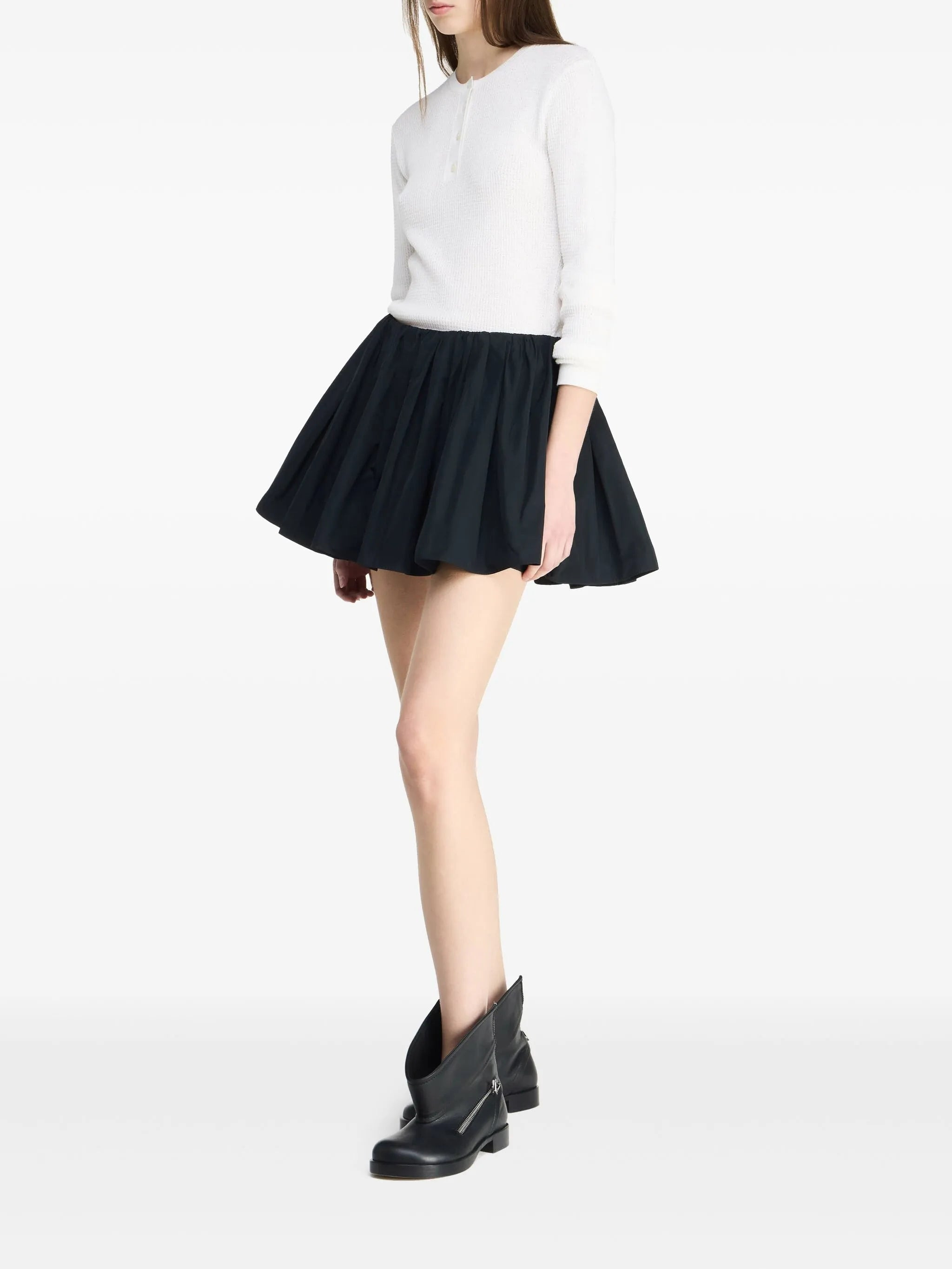 gathered circle skort - 2
