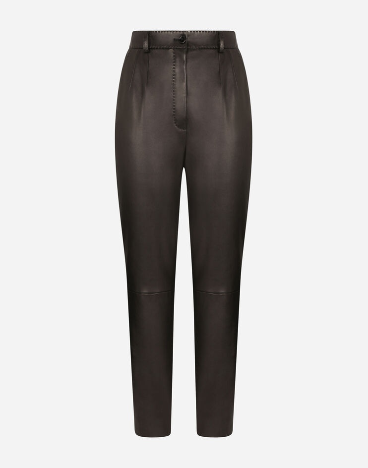 Darted plongé lambskin pants - 3