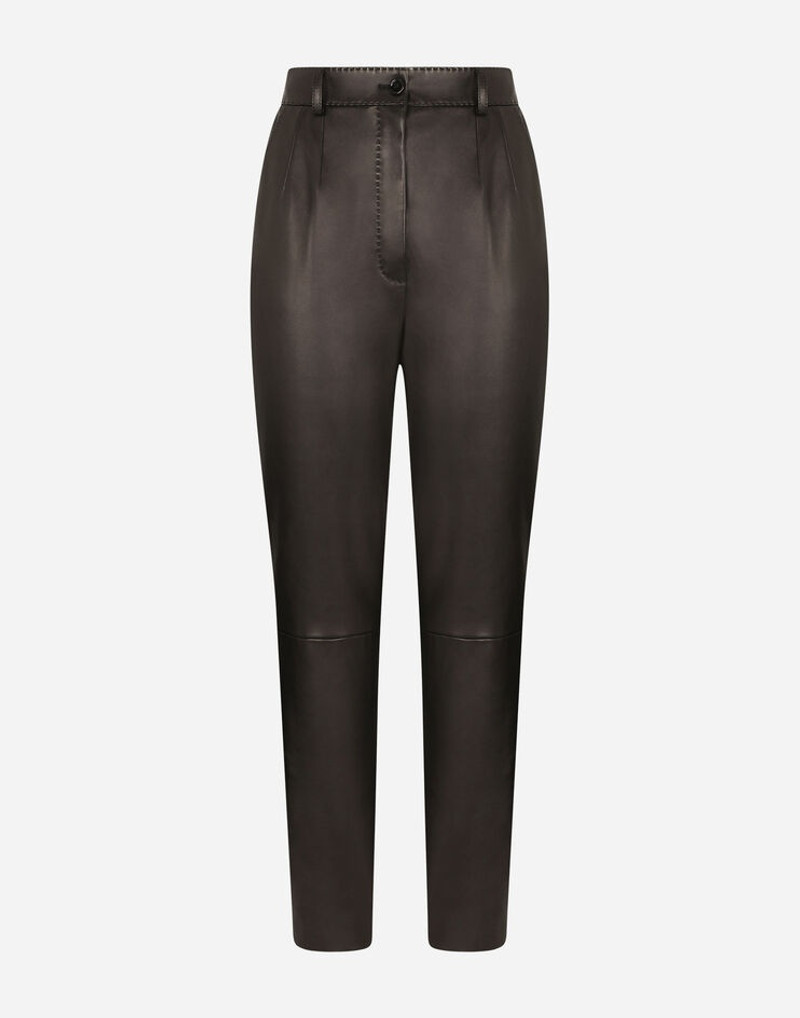 Darted plongé lambskin pants 3