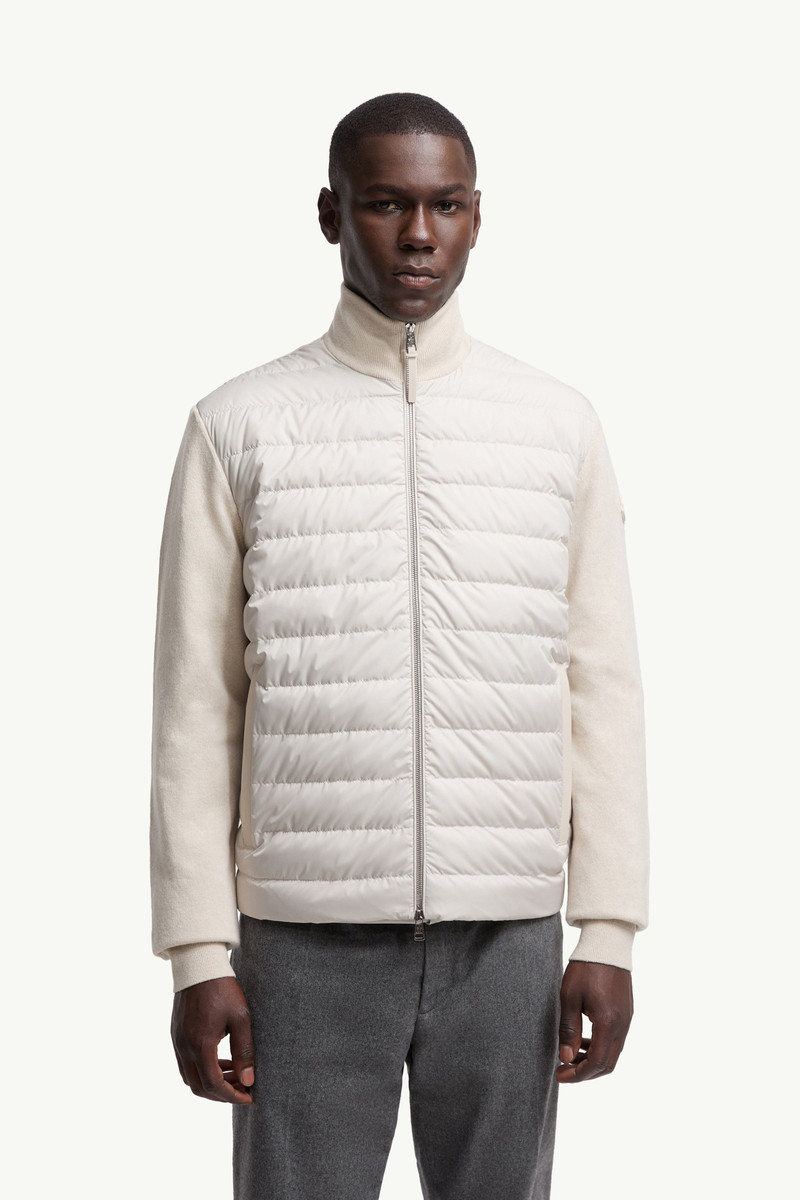 Padded Wool & Cashmere Zip-Up Cardigan 3