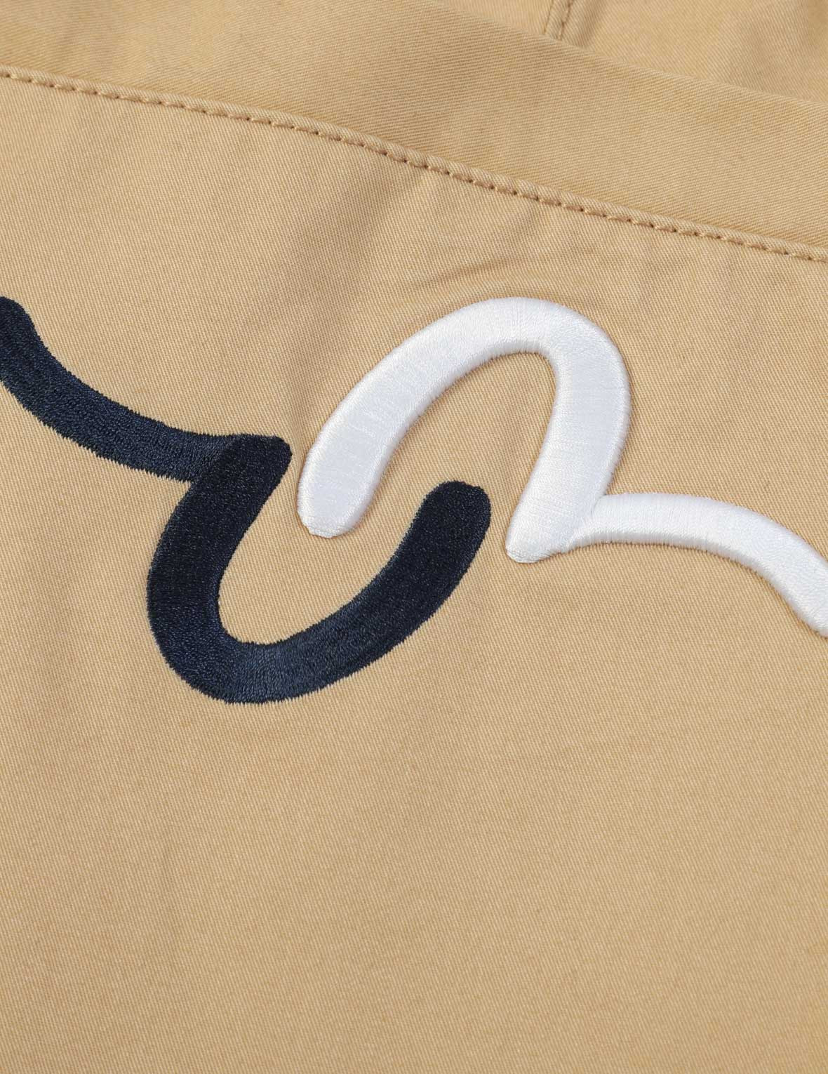 SEAGULL EMBROIDERY WOVEN SHORTS - 8
