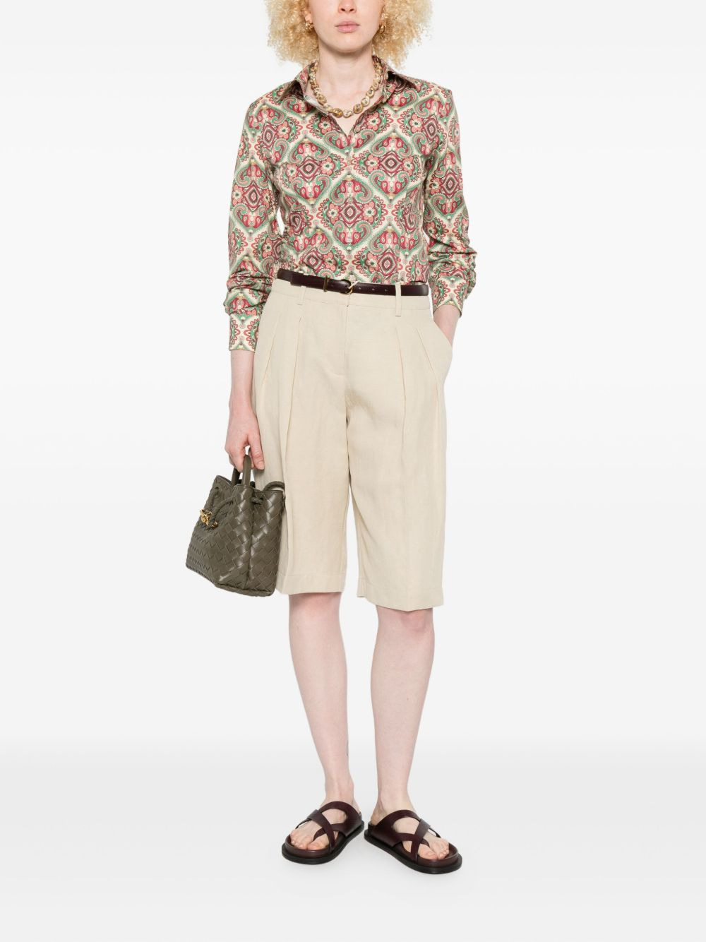 paisley-print long-sleeve shirt - 2