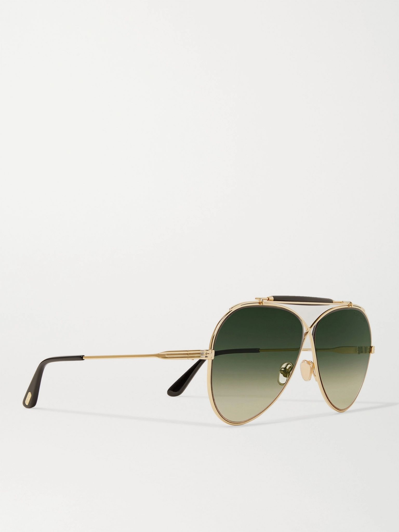 Holden Aviator-Style Gold-Tone and Acetate Sunglasses - 2