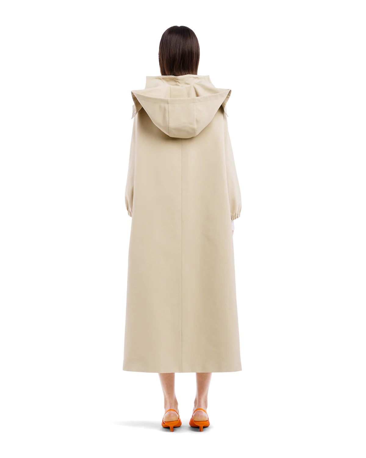 Canvas hooded raincoat - 4