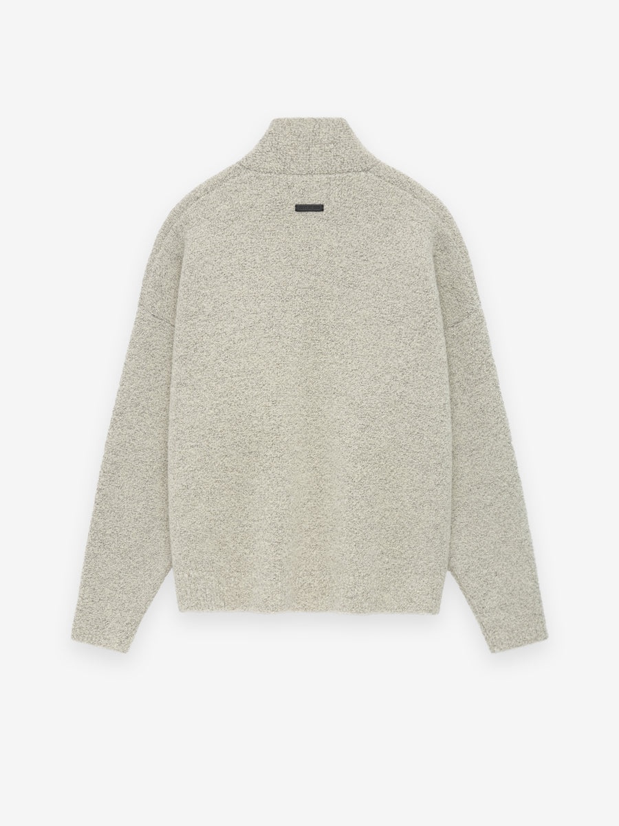 Wool Mohair V-Neck Sweater - 2