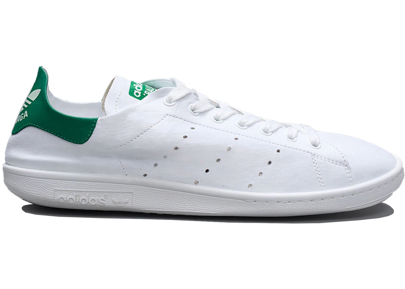 Balenciaga x adidas Stan Smith Core White Green - 1