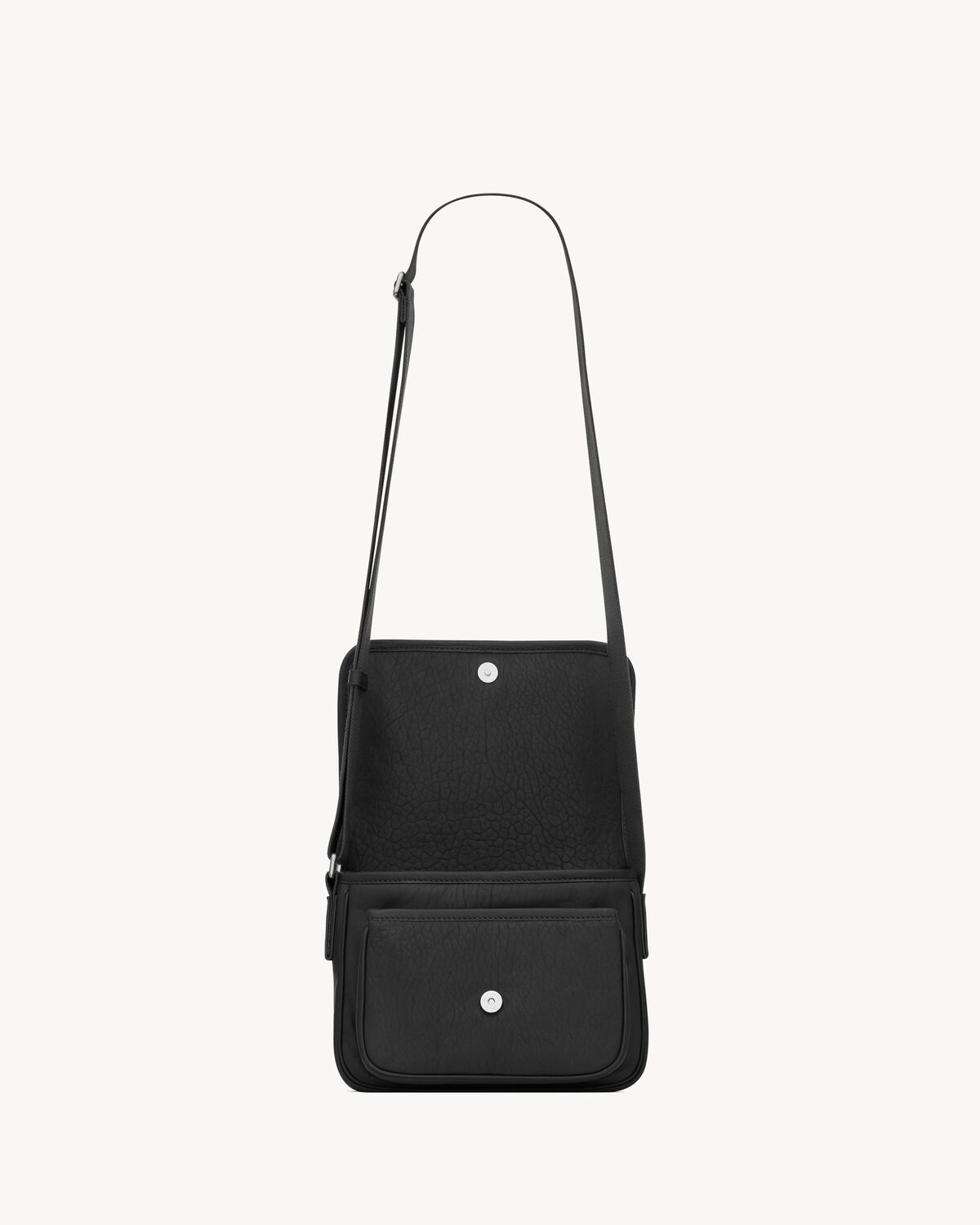 NIKI SMALL MESSENGER IN GRAINED LAMBSKIN - 5