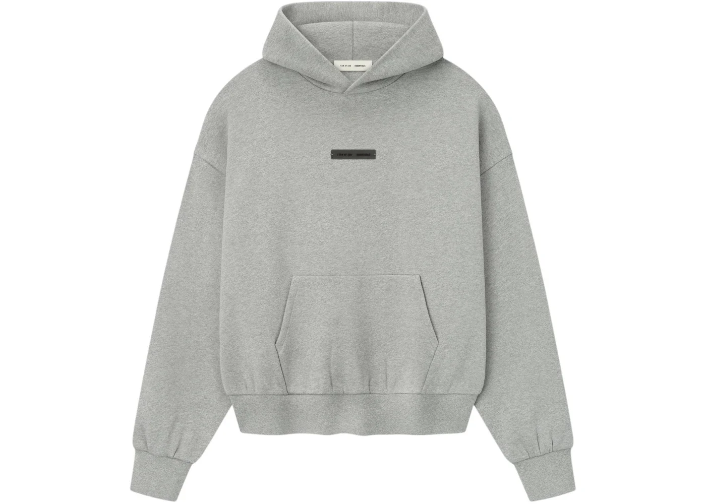 Fear of God Essentials Classic Fleece Hoodie Concrete Heather - 1