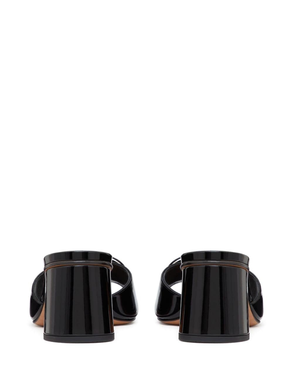VLogo Signature high-shine leather sandals - 3