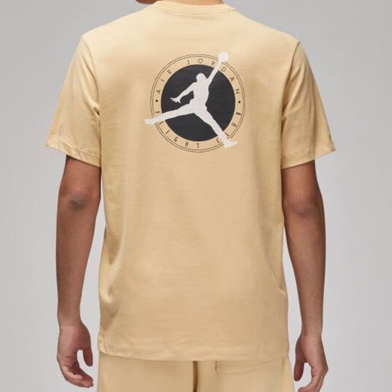 Air Jordan Flight Mvp Logo T-Shirt 'Tan' DX9564-253 - 4