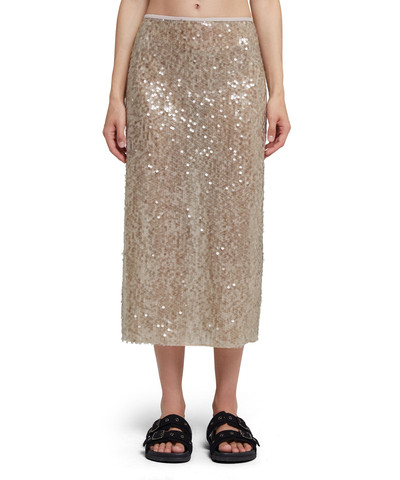 MSGM Midi dress with sequined fabric outlook
