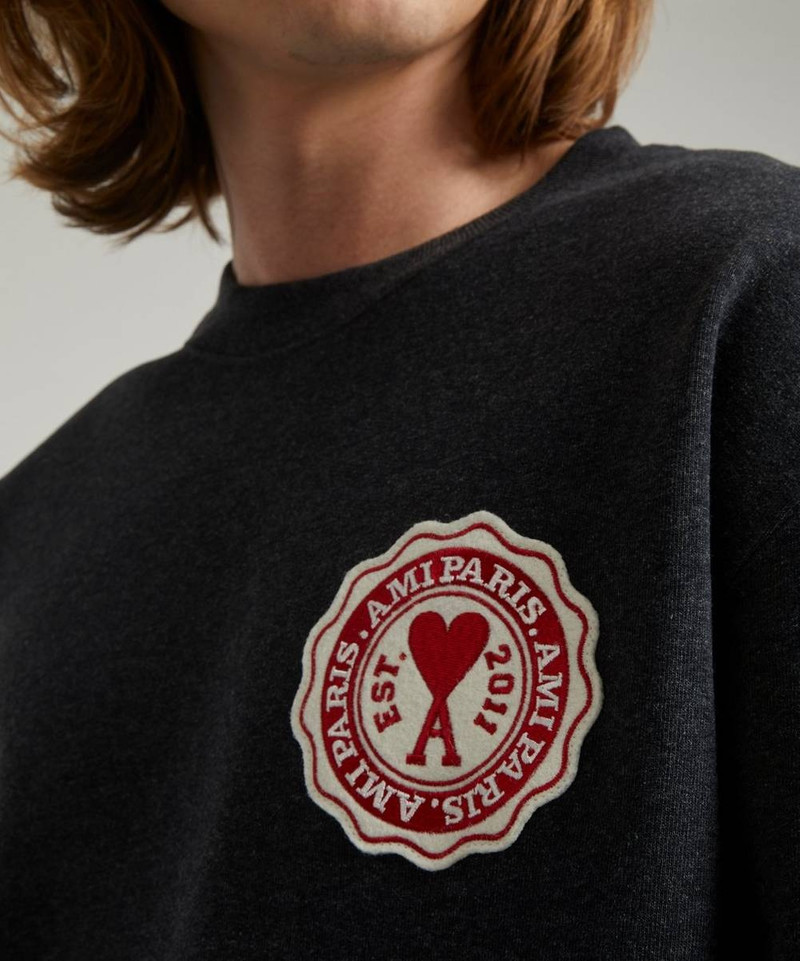 Paris Patch Crew Sweatshirt 5