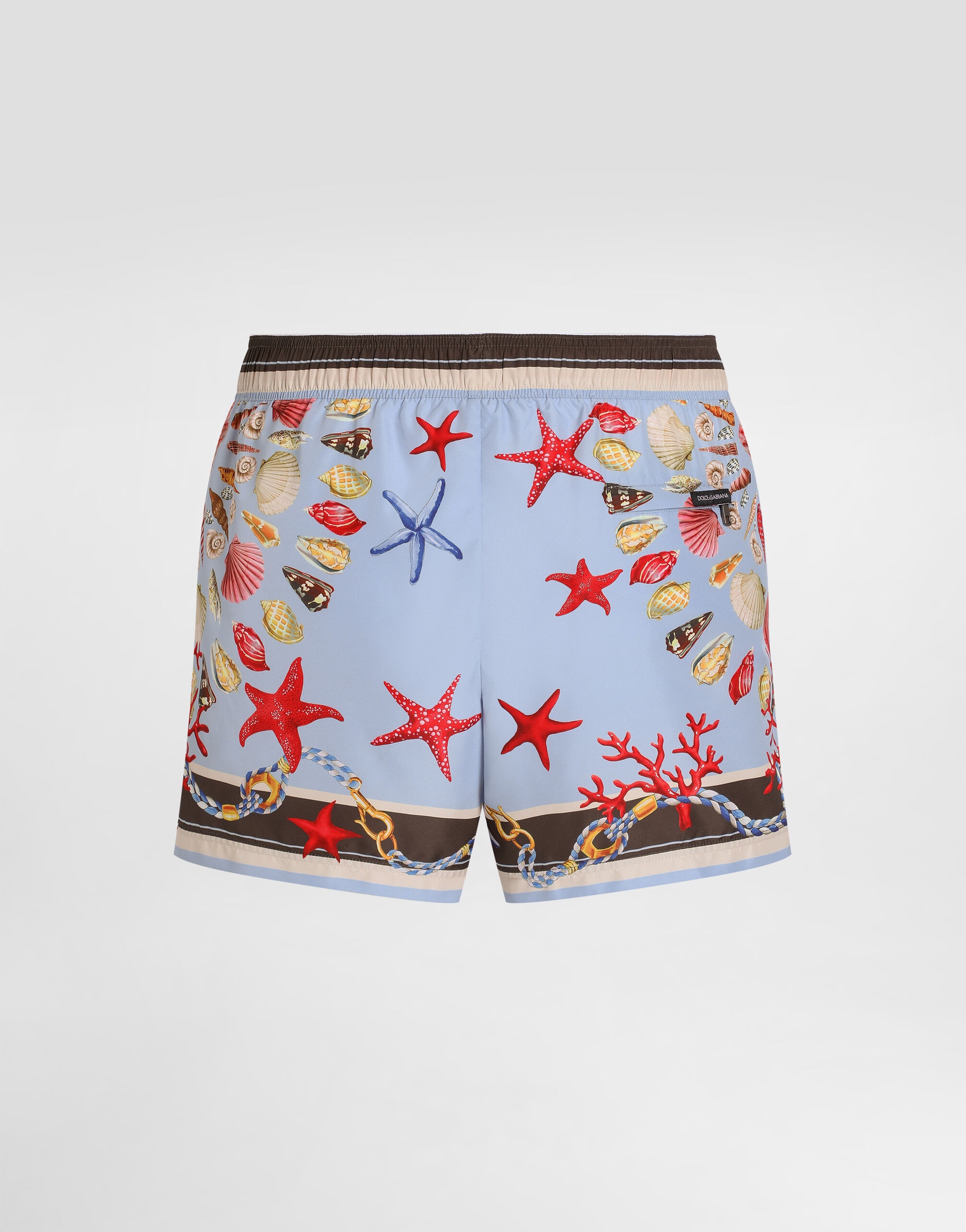 Shell-print short swim boxer shorts - 3