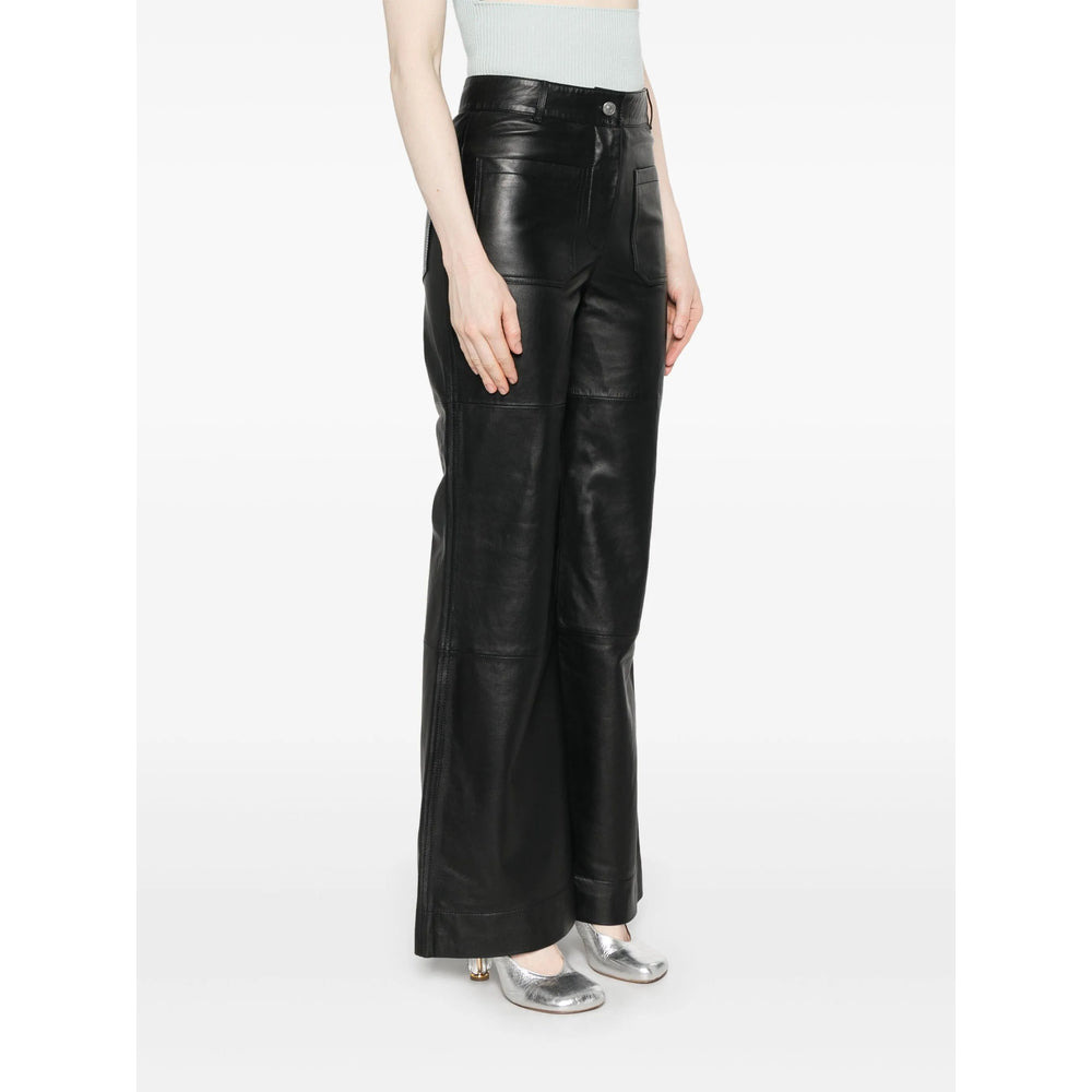 Victoria Beckham Black Trousers - Flared Trousers Women - 5