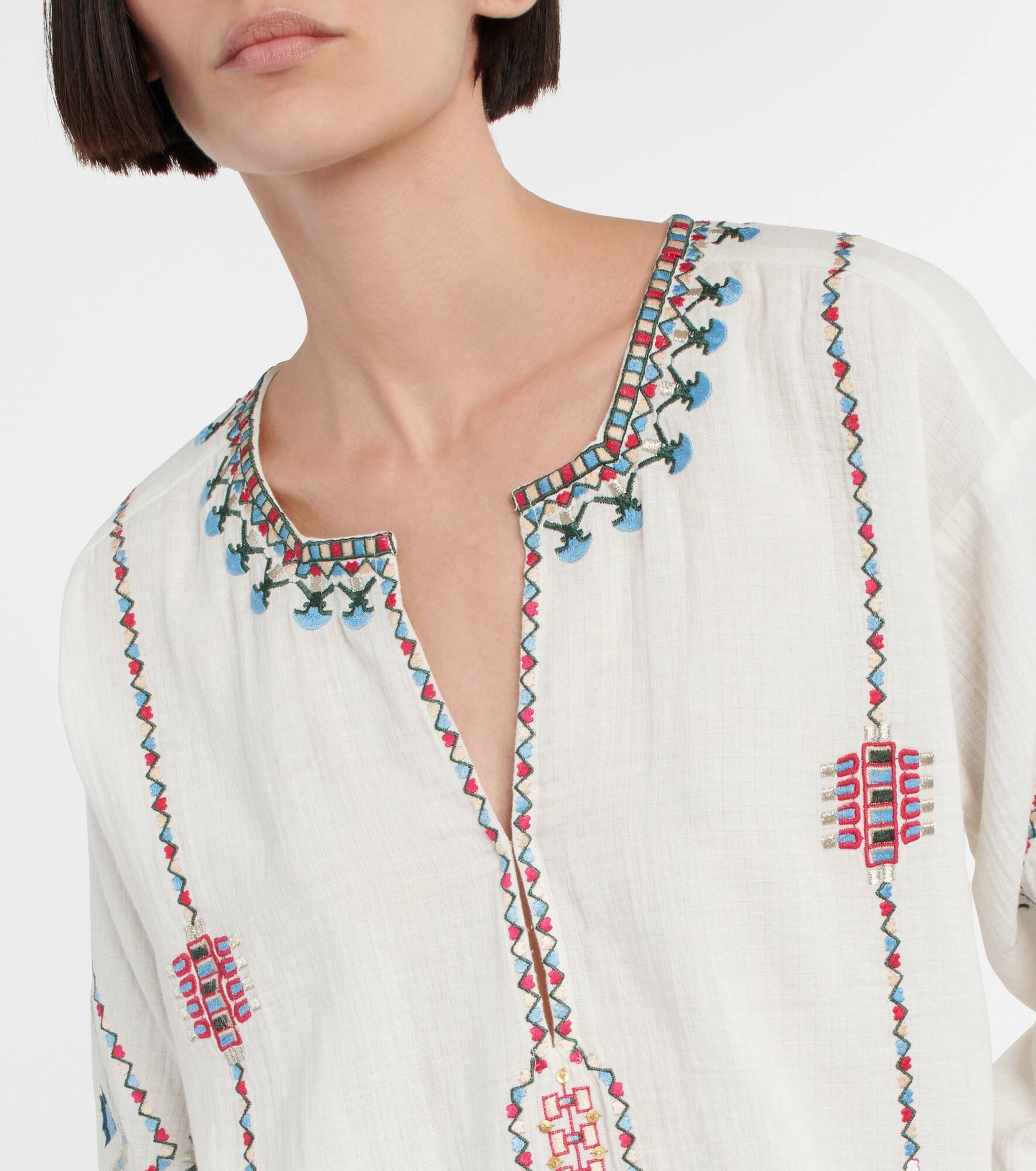 Clarisa embroidered blouse - 4