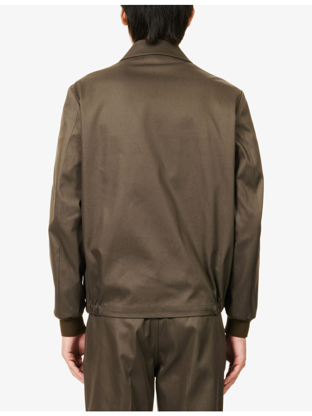 Olivo Classic-Collar Cotton Jacket - 4
