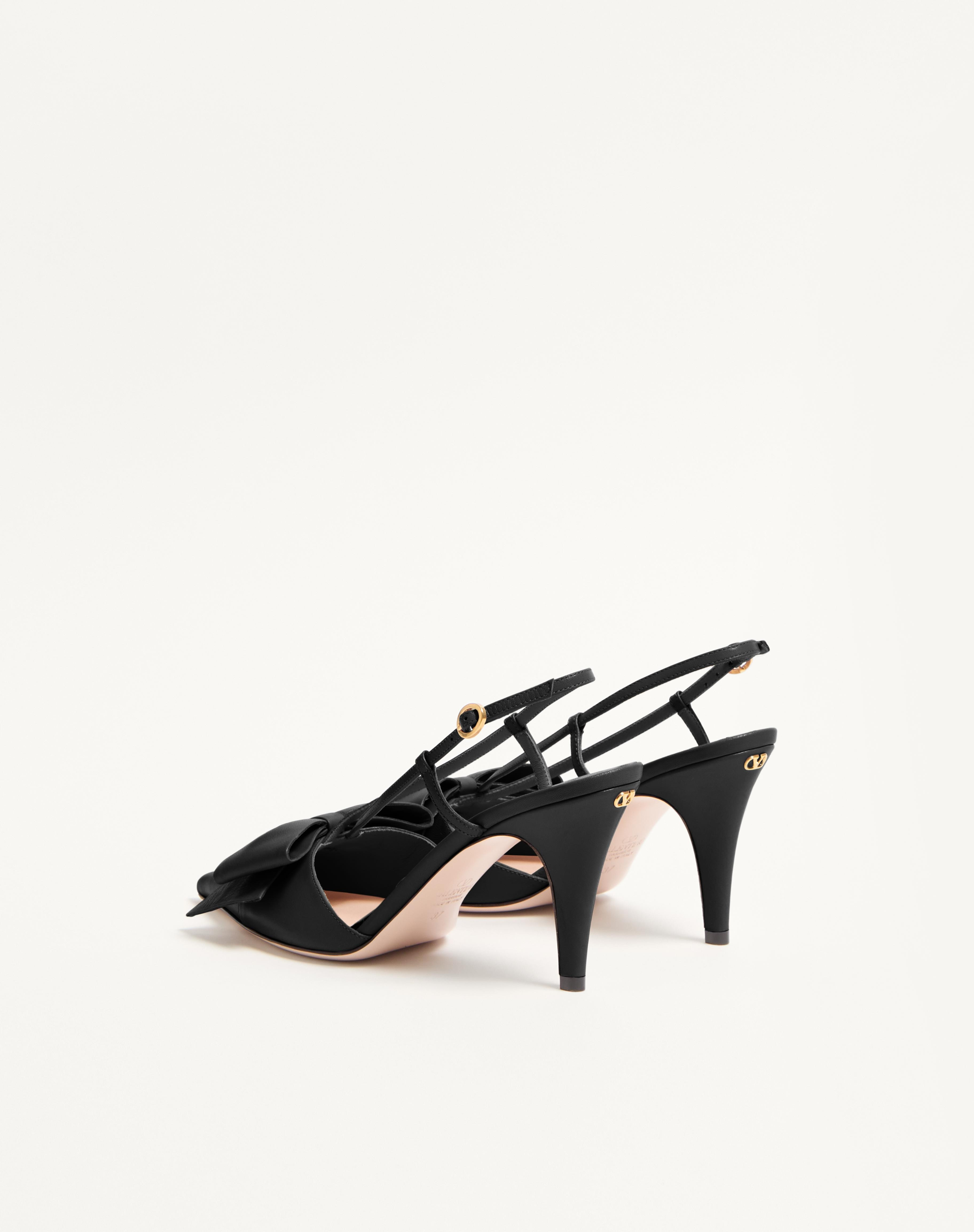 BOWOW SLINGBACK PUMPS IN KIDSKIN 85MM - 5