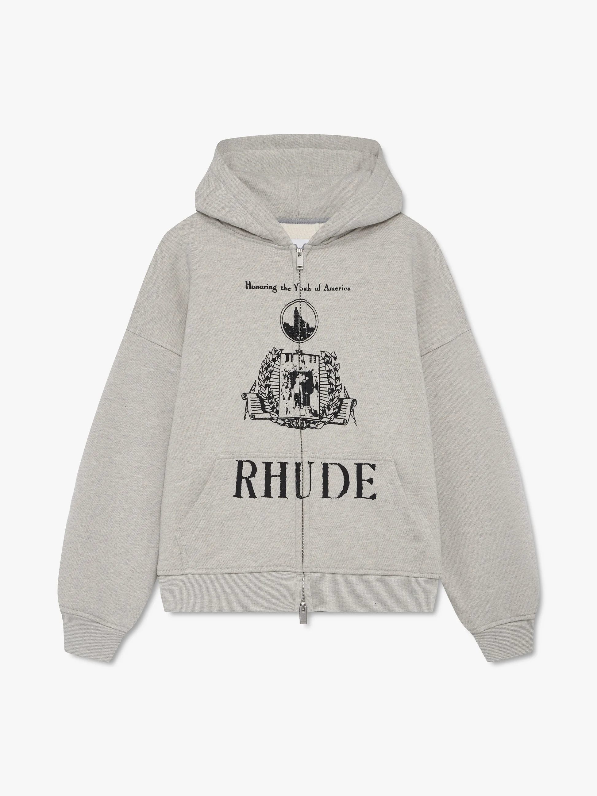 YOUTH OF AMERICA ZIP-UP HOODIE - 1