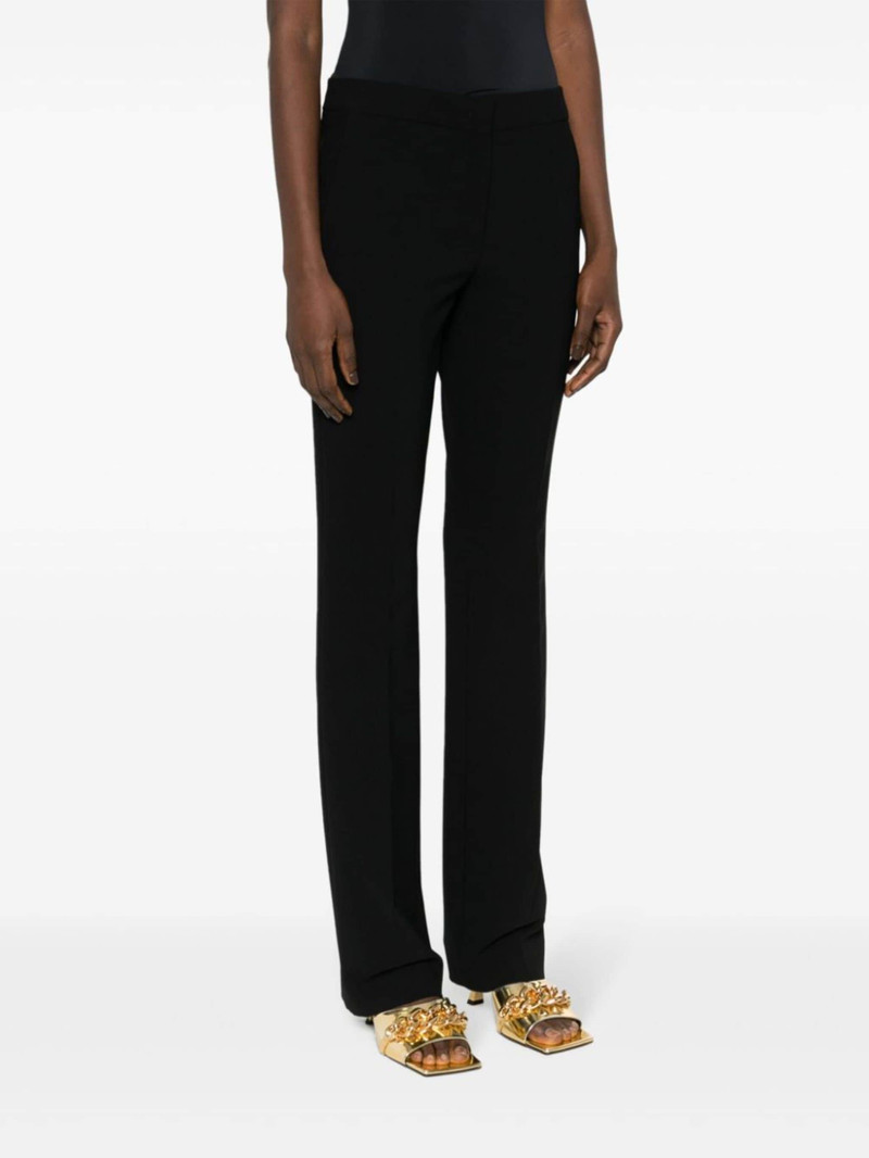 press-creased straight-leg trousers 3