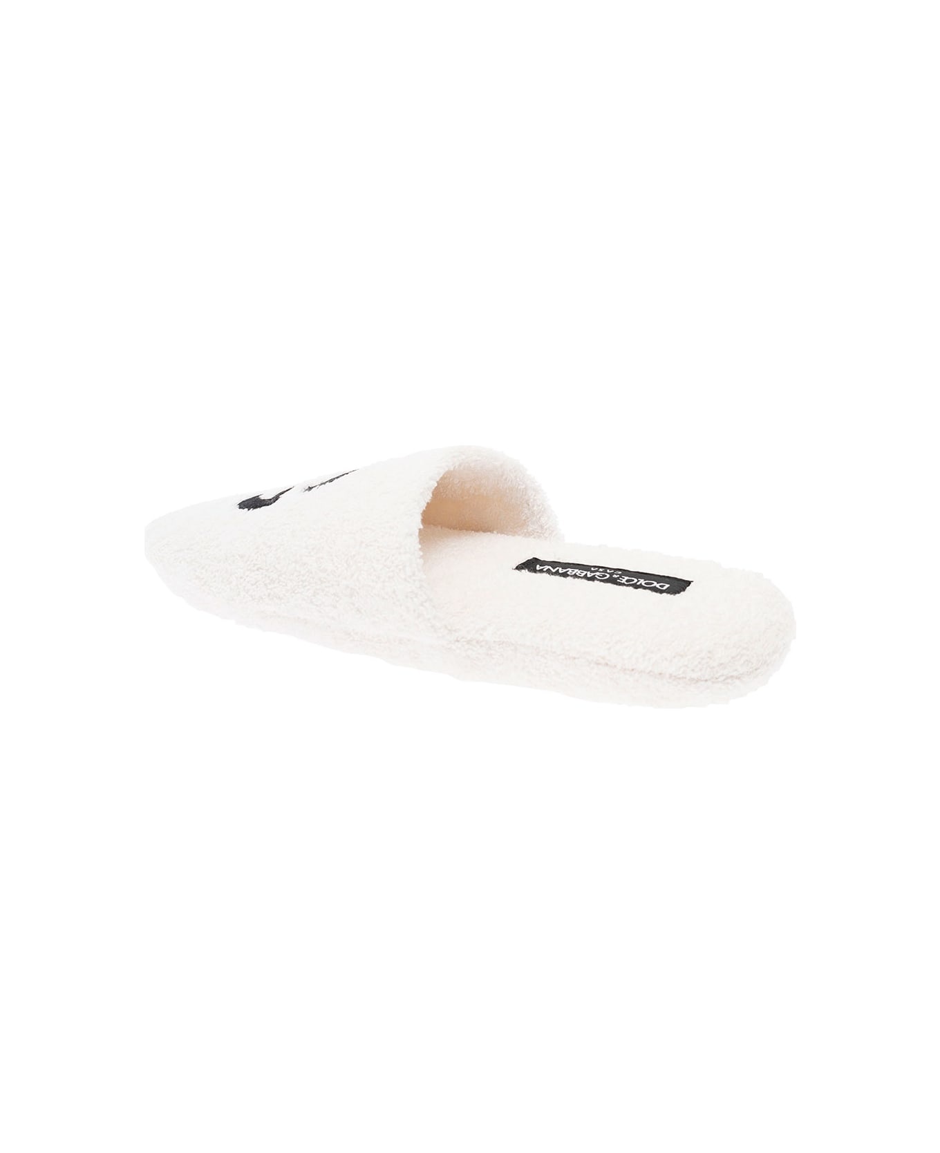 Embroidered Terry Cotton Slippers - 3