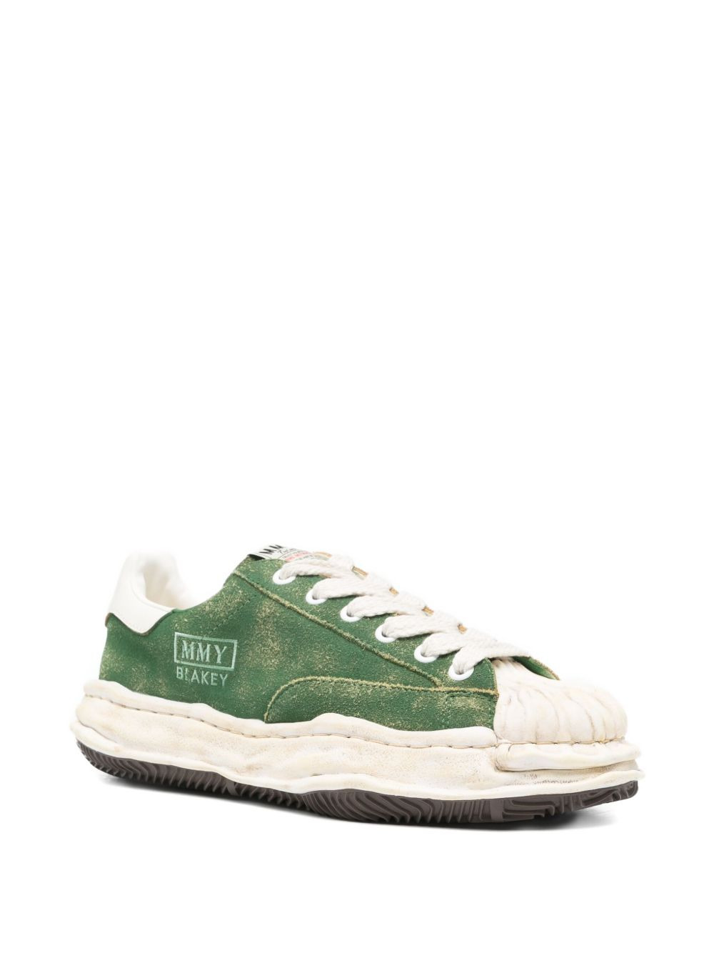lace-up logo-print sneakers - 2