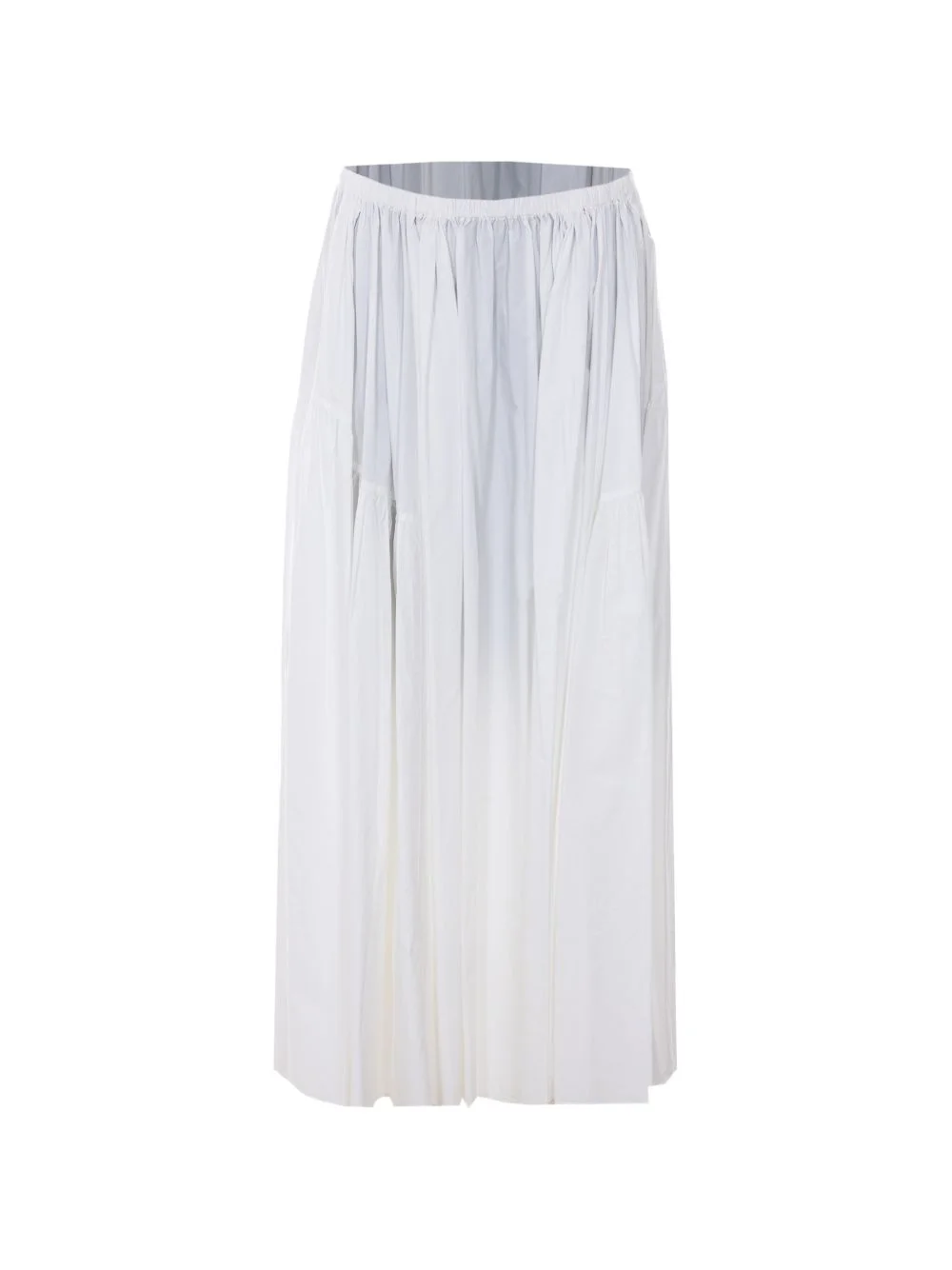 ruched-effect maxi skirt - 1