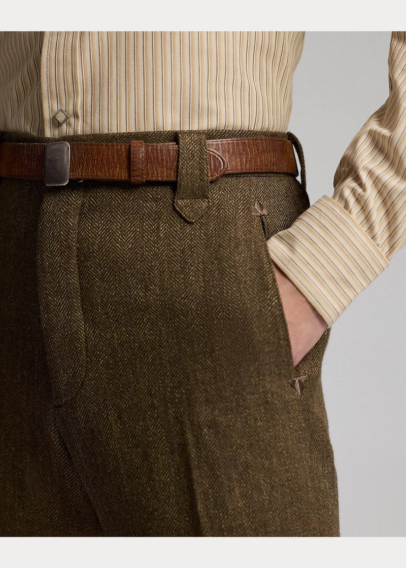 Slim Fit Linen-Wool Western Trouser 5