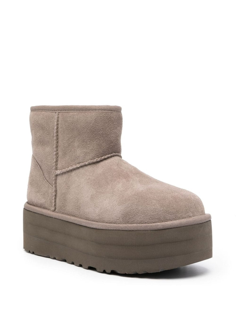 UGG Classic Ultra Mini 50mm suede platform boots outlook
