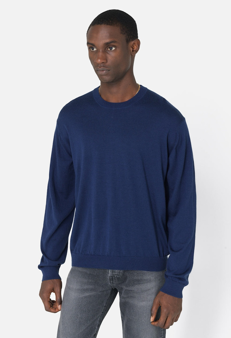 CASHMERE WOOL BLEND CREW 5