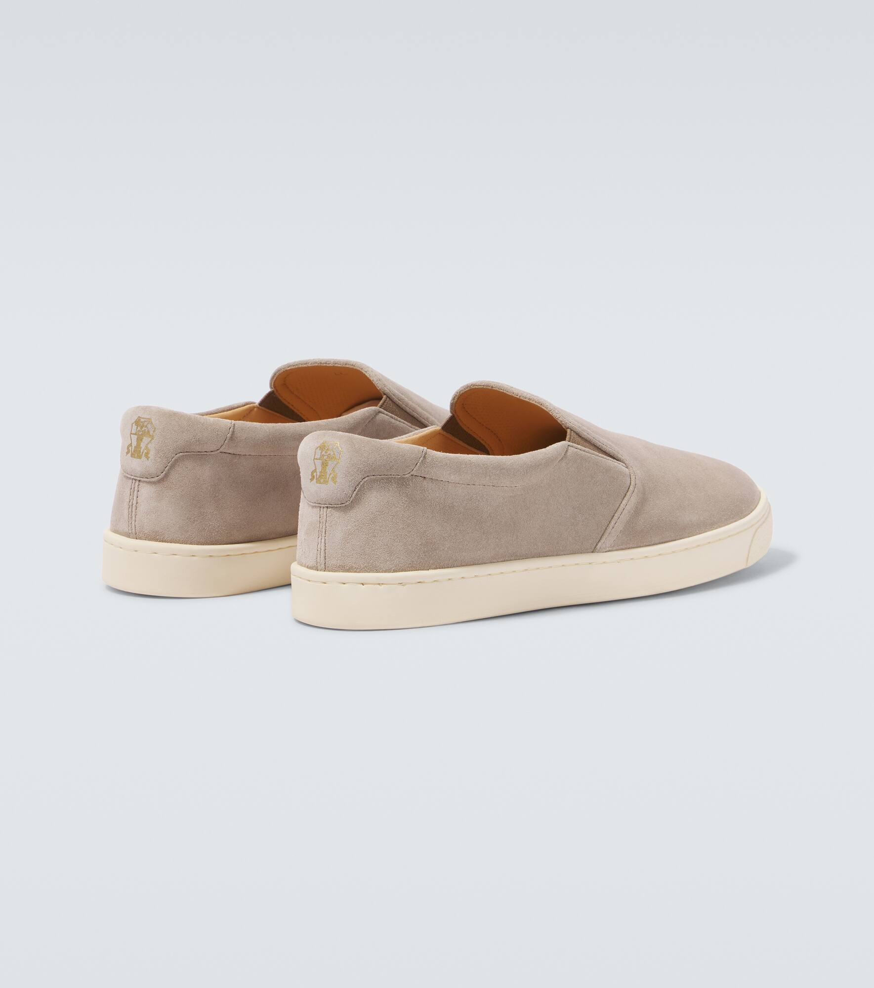 Suede slip-on sneakers - 6