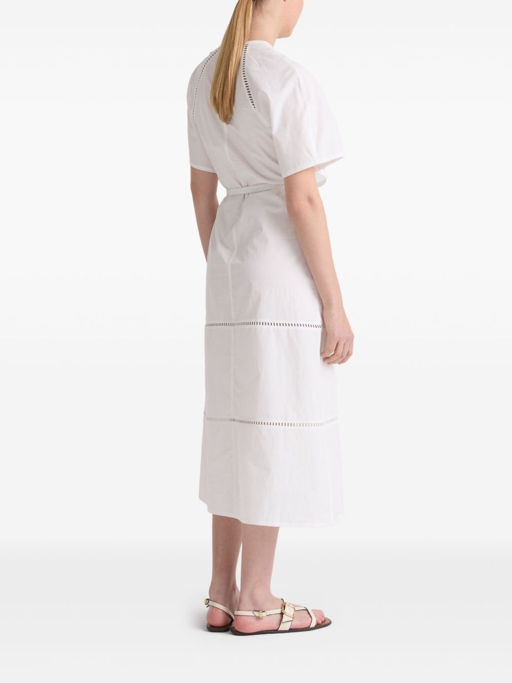 belted midi dress - 3