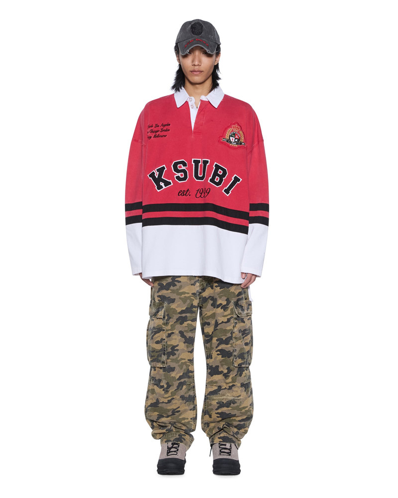 Ksubi DUKE RUGBY LS JERSEY RED outlook